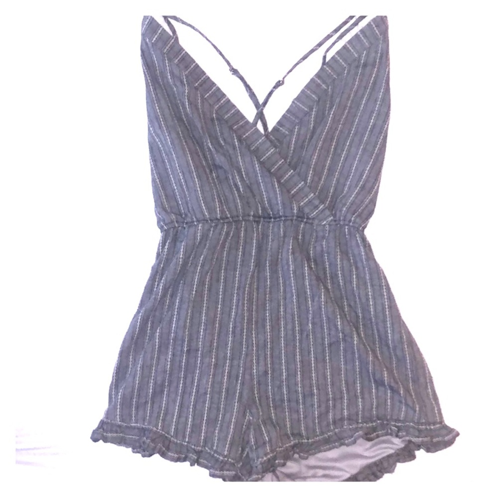 Stripped Romper